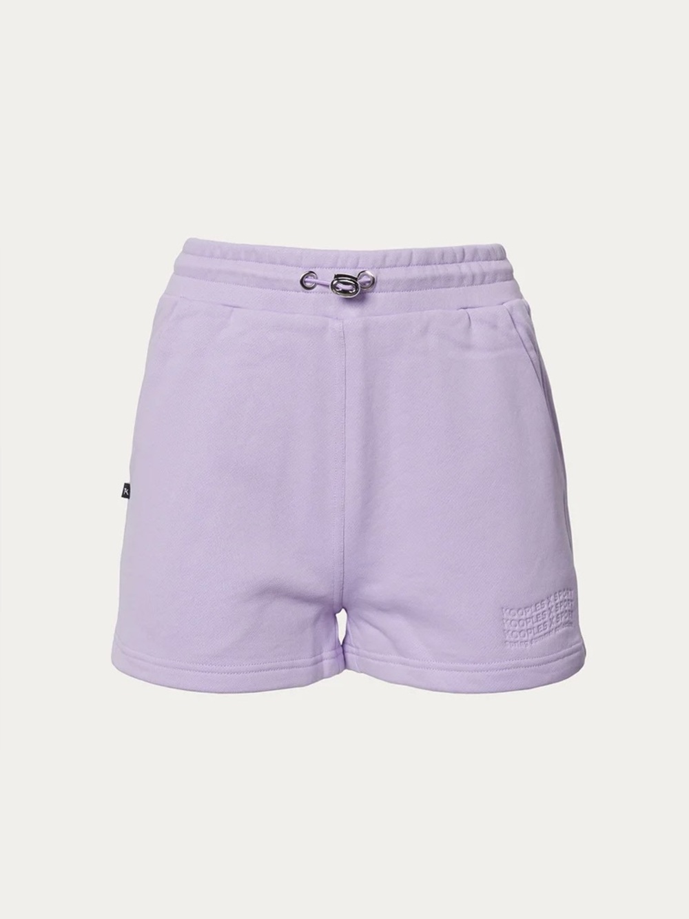 *New* Kooples x Sport Purple Cotton Logo Shorts Size 2 (US Size 6)